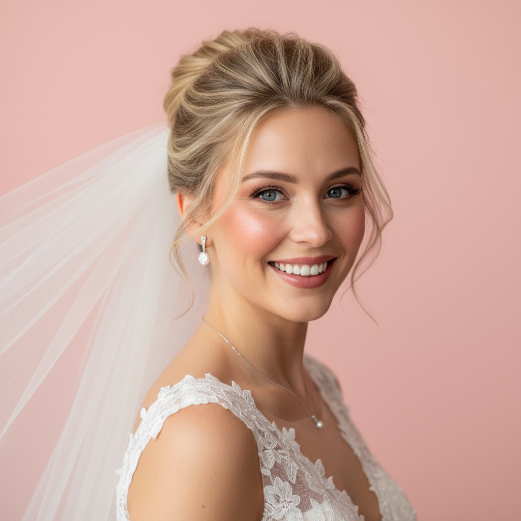Updo Veil Ideas
